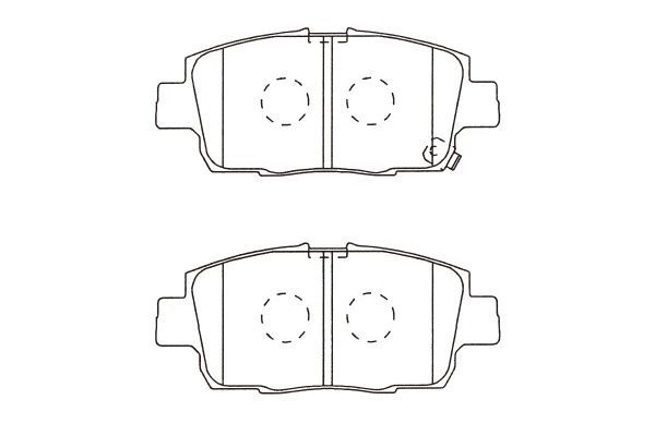 KAVO PARTS Bremžu uzliku kompl., Disku bremzes BP-9144